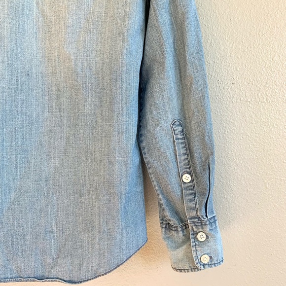 J Crew Denim Button-Down Long Sleeve - Picture 5 of 5